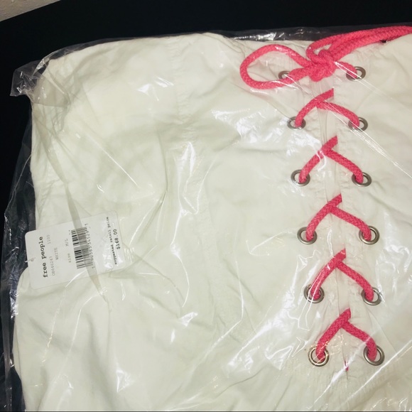 Free People Poplin Hooded Pullover M/L - Picture 5 of 8